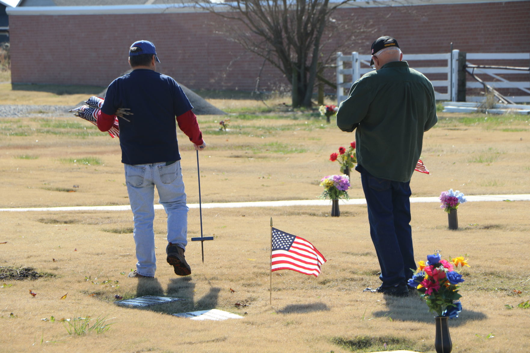 Flag palcement